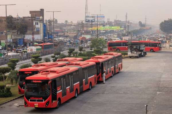 Metro bus staff protest against government