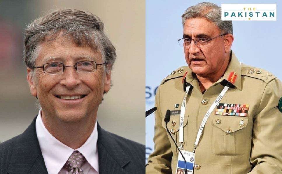 Bajwa, Bill Gates discuss polio, COVID-19