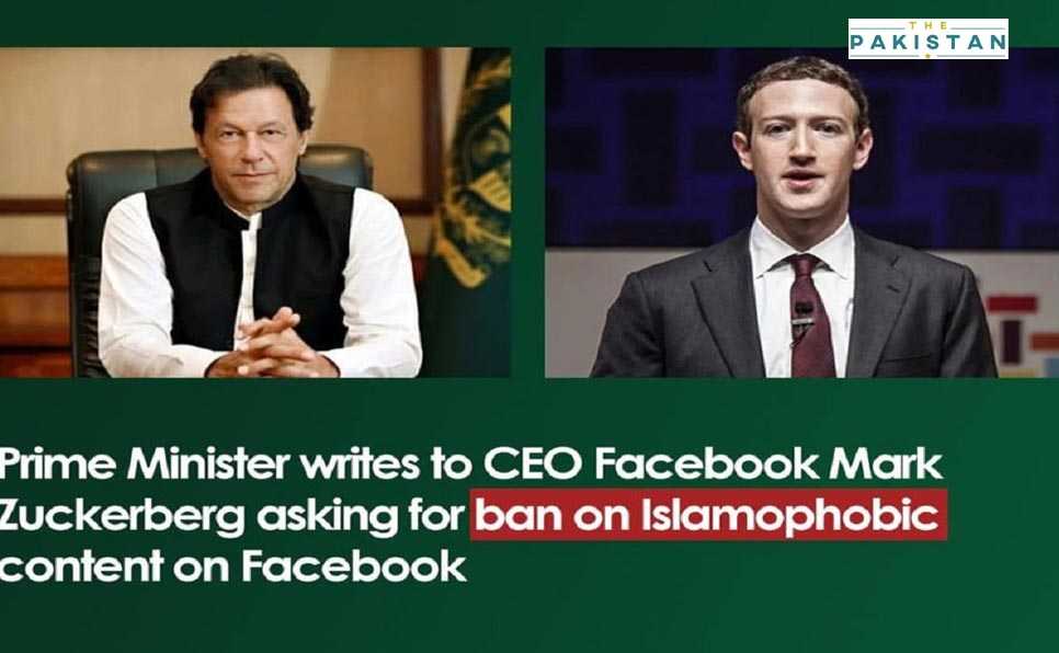 PM Khan asks Facebook to remove Islamophobic content