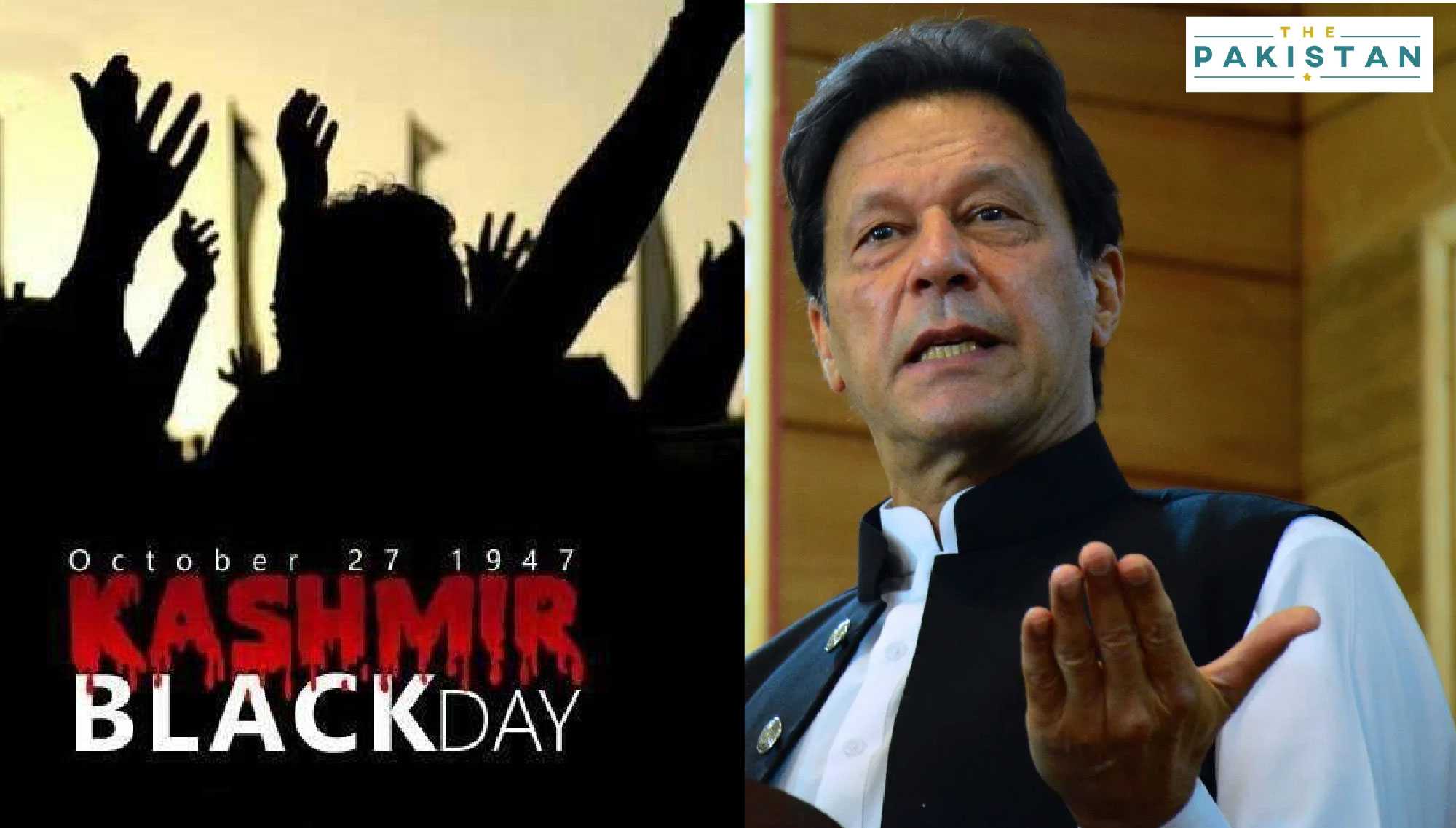 Black Day: Khan vows to support Kashmiris