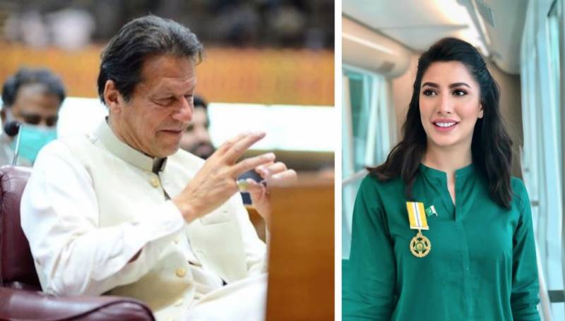 I am definitely the candidate to replace PM Khan: Mehwish Hayat