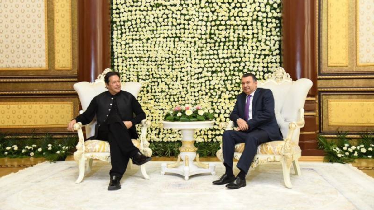 PM Khan reaches Dushanbe