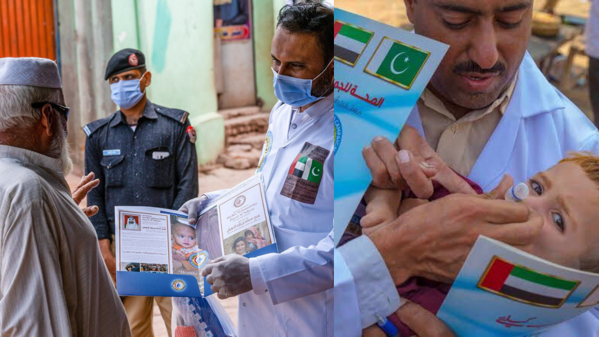 UAE delivers polio vaccines to 102m children in Pakistan