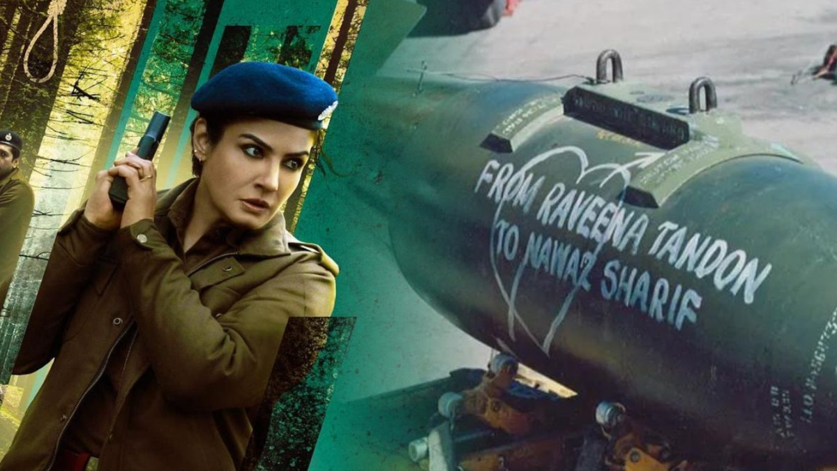 When Raveena Tandon sent ‘bombs’ to Nawaz Sharif