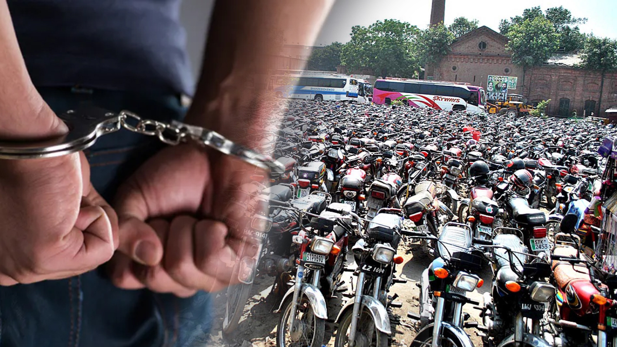 Suspect who used to transfer stolen motorcycles from Karachi ‘arrested’