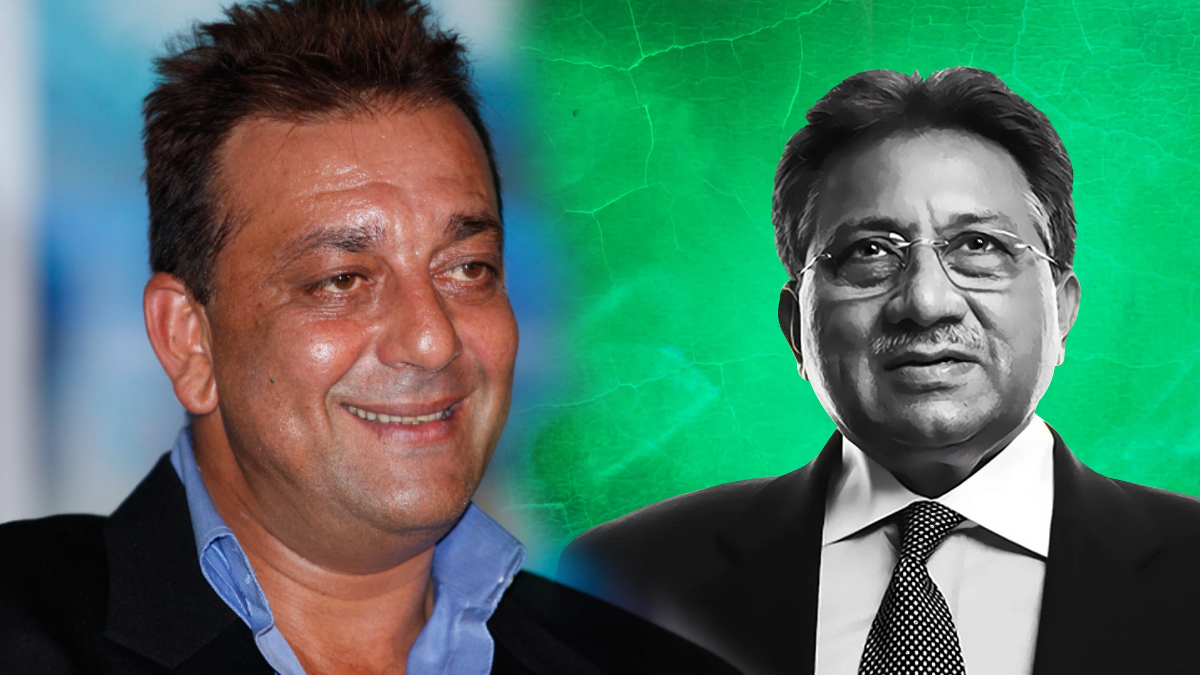 Musharraf meets Sanjay Dutt in Dubai