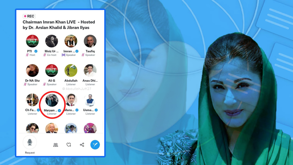 Was Maryam Nawaz really in Imran Khan’s Twitter space?