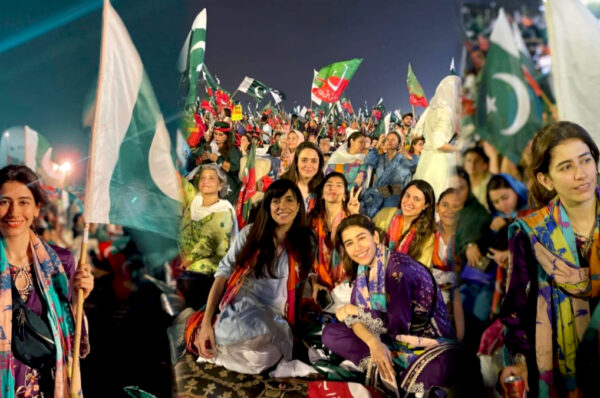 Syra Yousaf’s pictures from PTI’s Karachi rally go viral