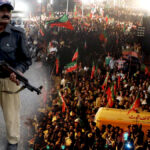 Crackdown against PTI leadership’s long march to Islamabad