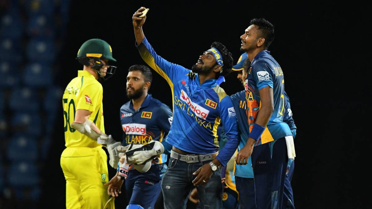 Bowlers help Sri Lanka defeat Australia in rain-hit ODI