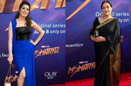 Mehwish Hayat, Samina Ahmed spotted at Ms. Marvel premiere