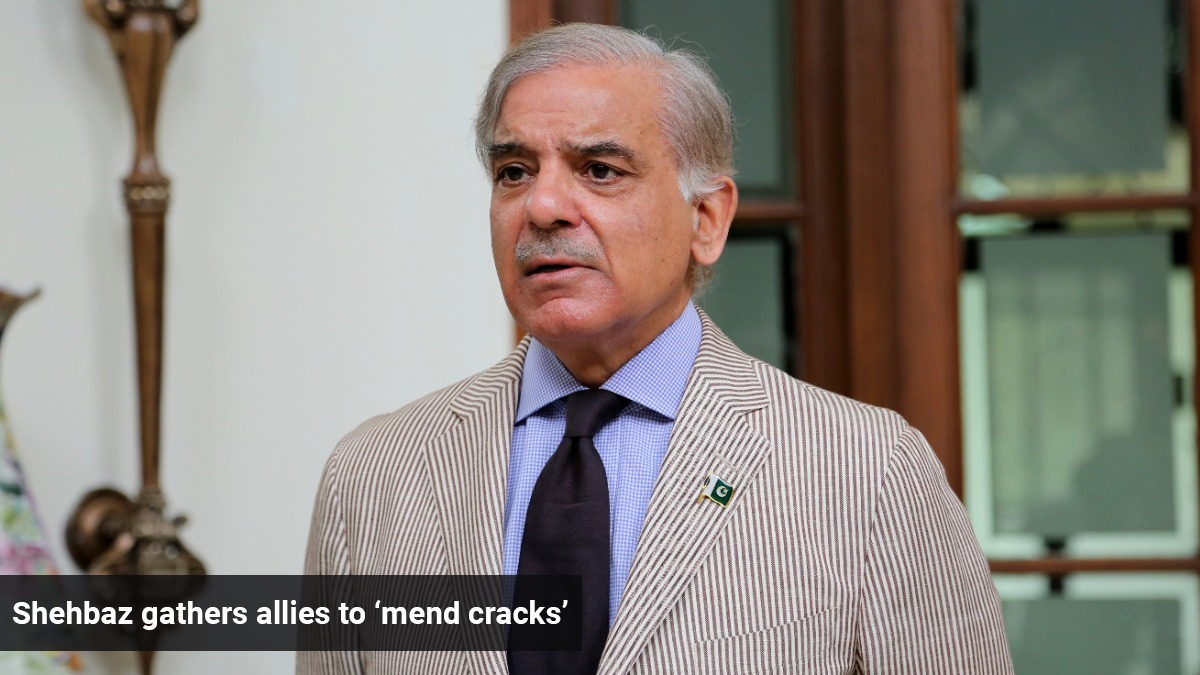 Shehbaz gathers allies to ‘mend cracks’