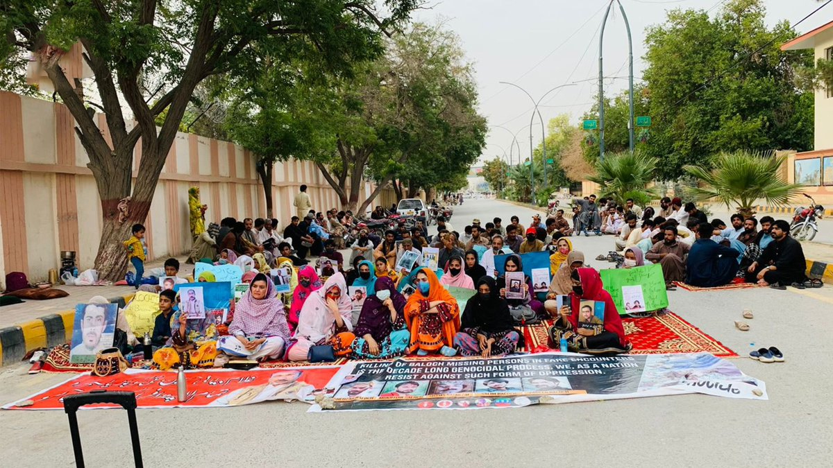 Families Protest ‘Enforced Disappearances’ In Kharan