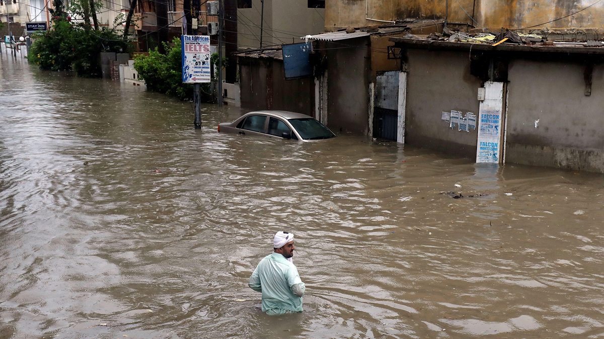Flooding Turns Ferocious In Karachi