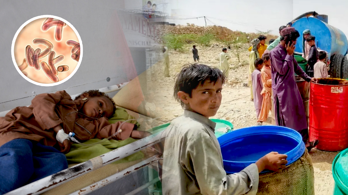 Cholera Worsens Suffering of Balochistan Flood Cictims