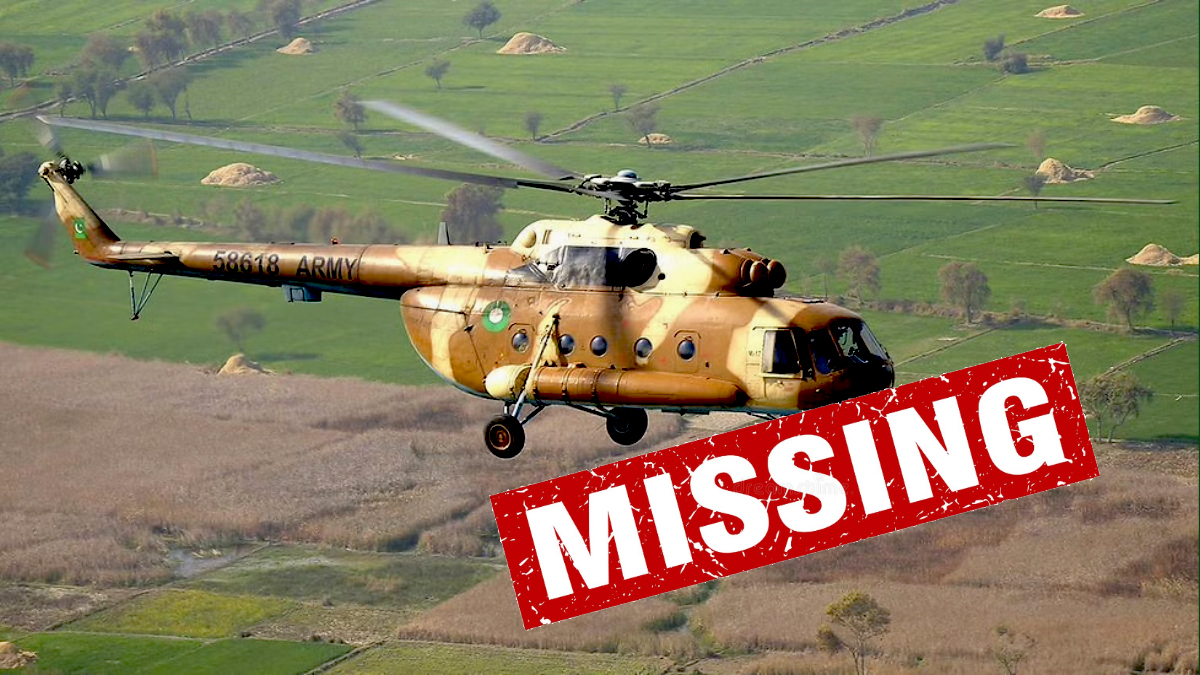 Chopper On Relief Mission Goes Missing In Balochistan