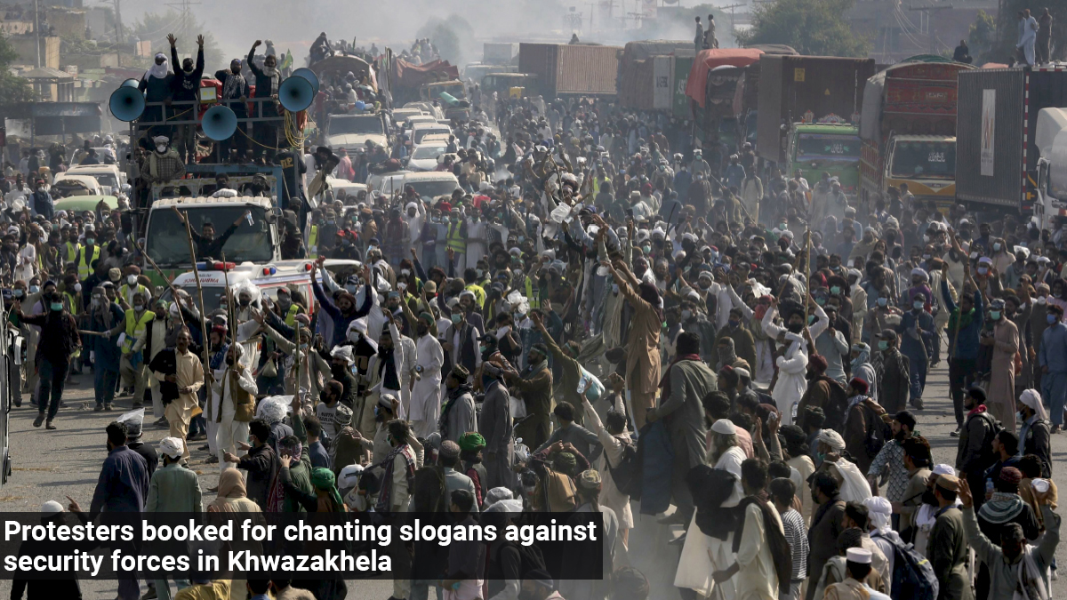 Protesters Booked For Chanting Slogans Against Security Forces In ...
