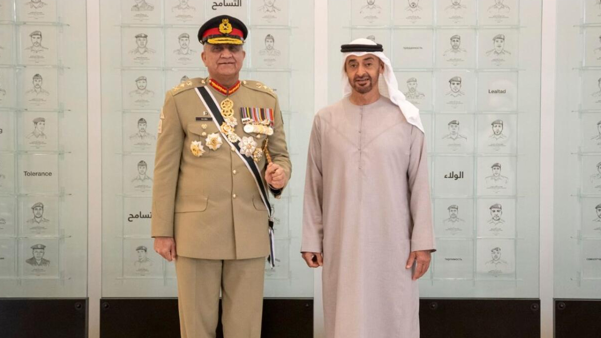 COAS Presented Order Of The Union By UAE President