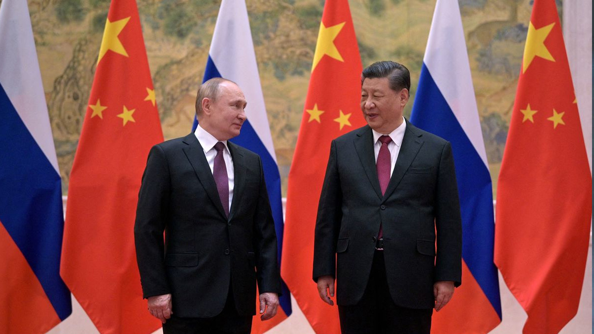 Xi-Putin huddle