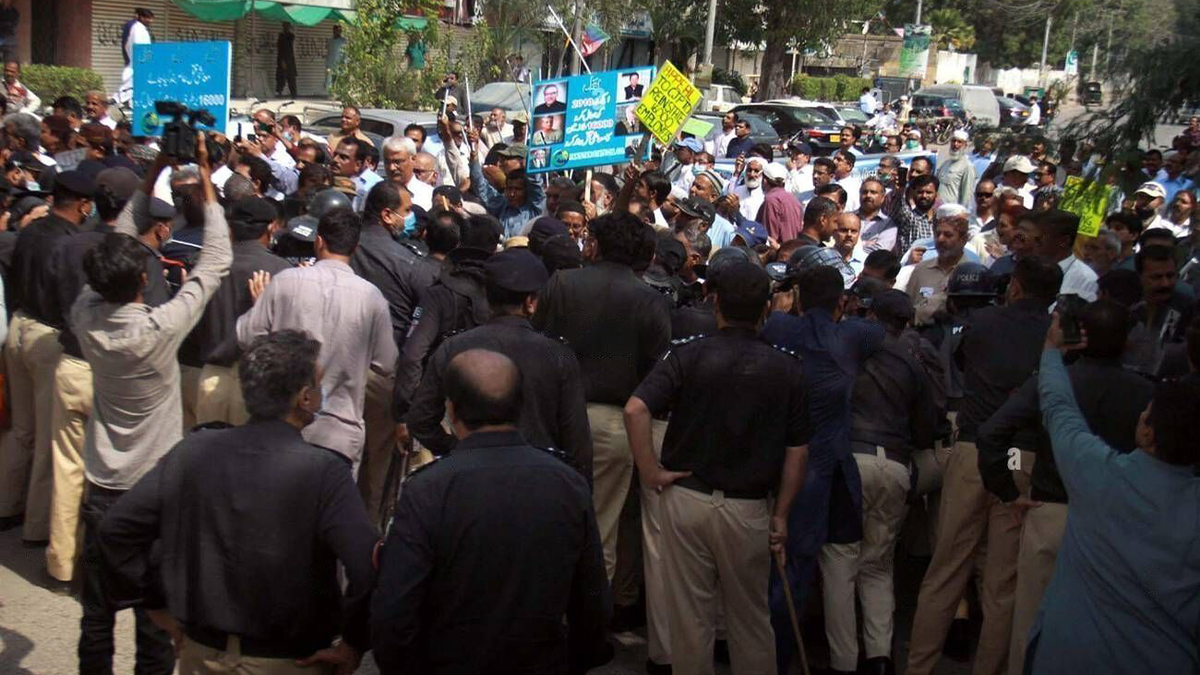 Peshawar Police Books Teachers For Rioting, Unlawful Gathering