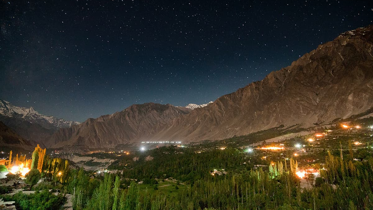 Breathe taking views of Hunza Valley