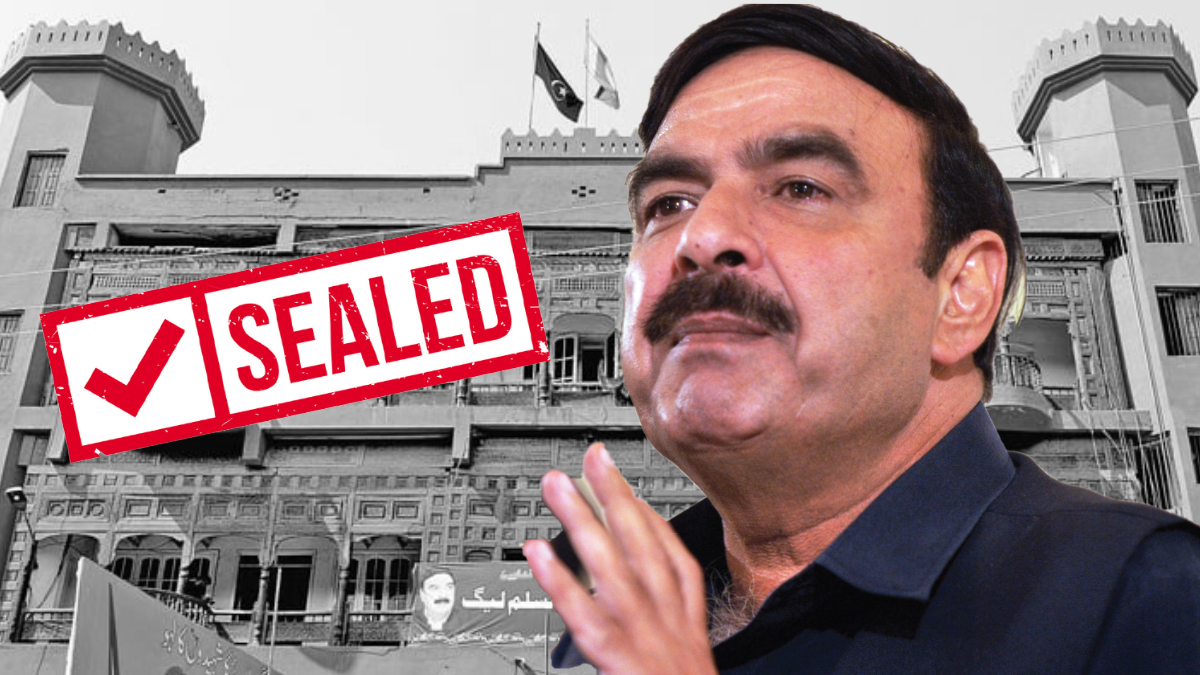 Sheikh Rashid’s residence sealed