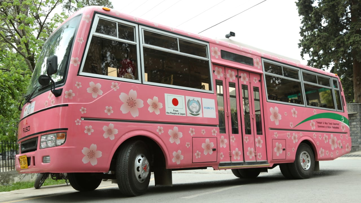 Pakistan’s first women only bus