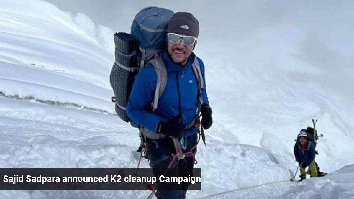 Sajid Sadpara Announced K2 Cleanup Campaign