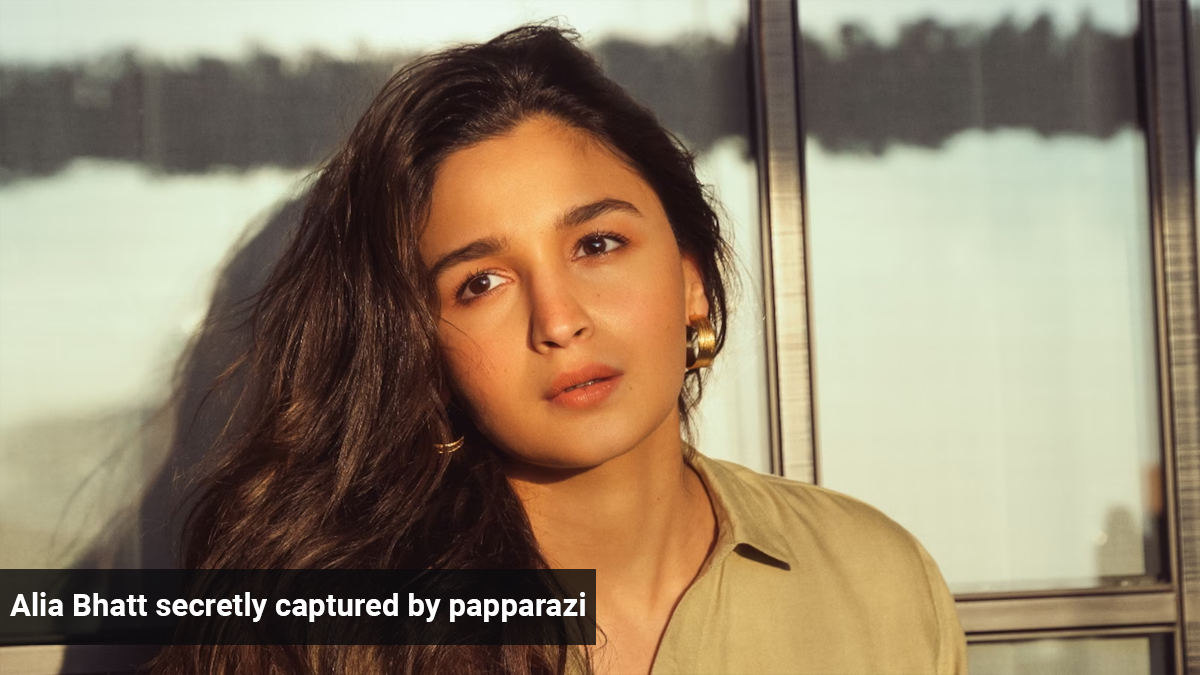 Alia Bhatt secretly captured by Paparazzi