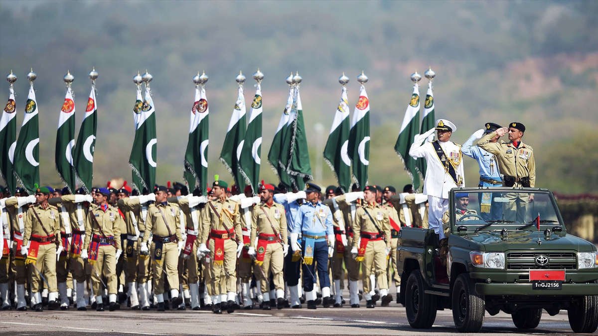 National Day Parade limit by Pakistan Army