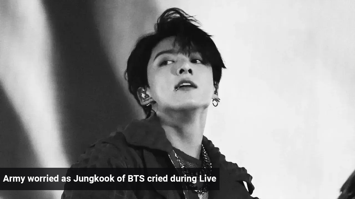 Army worried as Jungkook of BTS cried during live