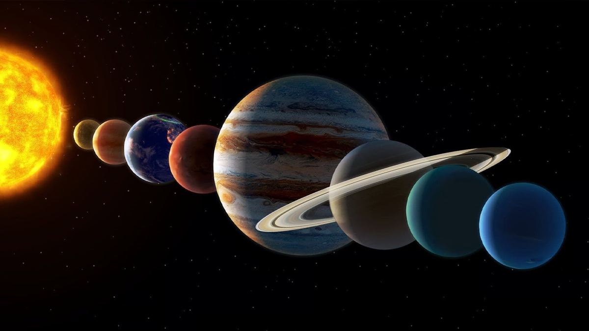 Unique Alignment of Five Planets