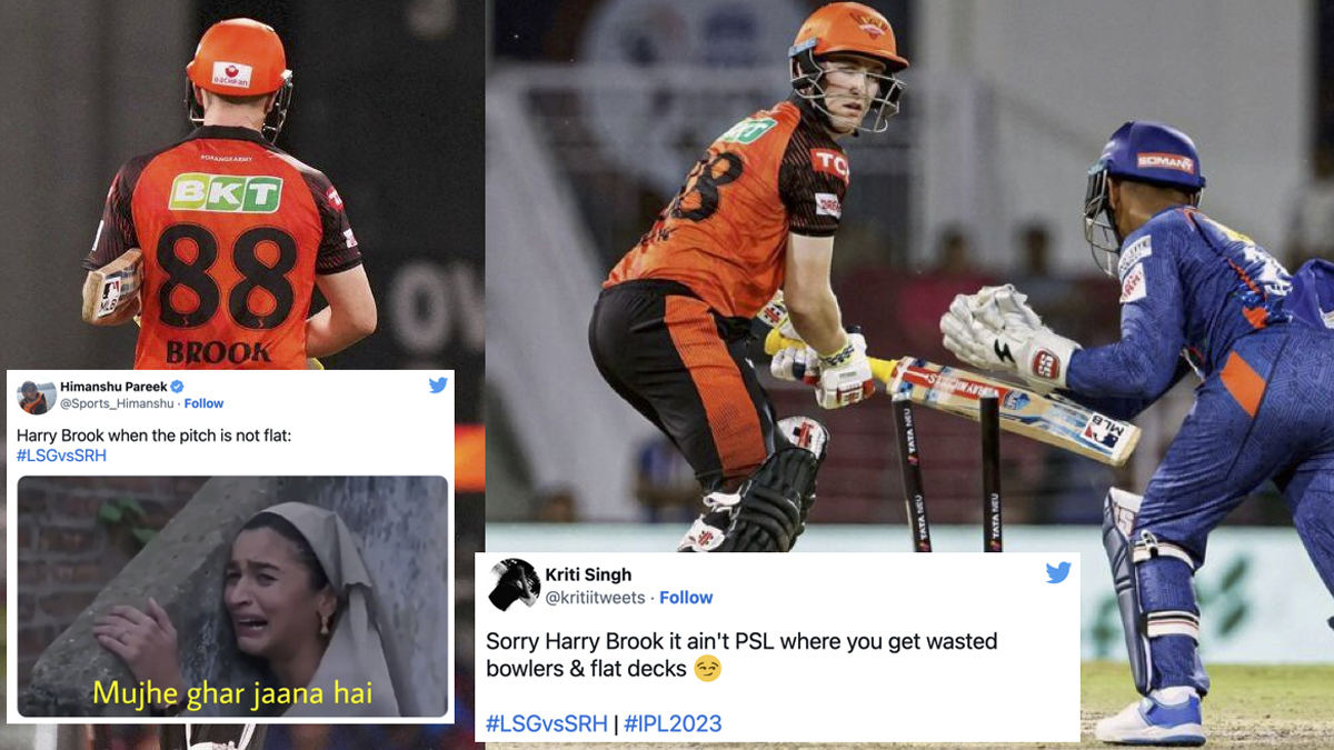 England Player Harry Brook trolled badly in IPL