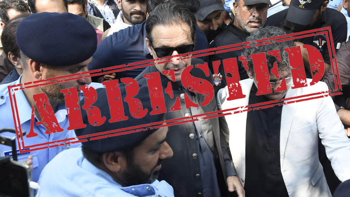 PTI Chairman Imran Khan arrested
