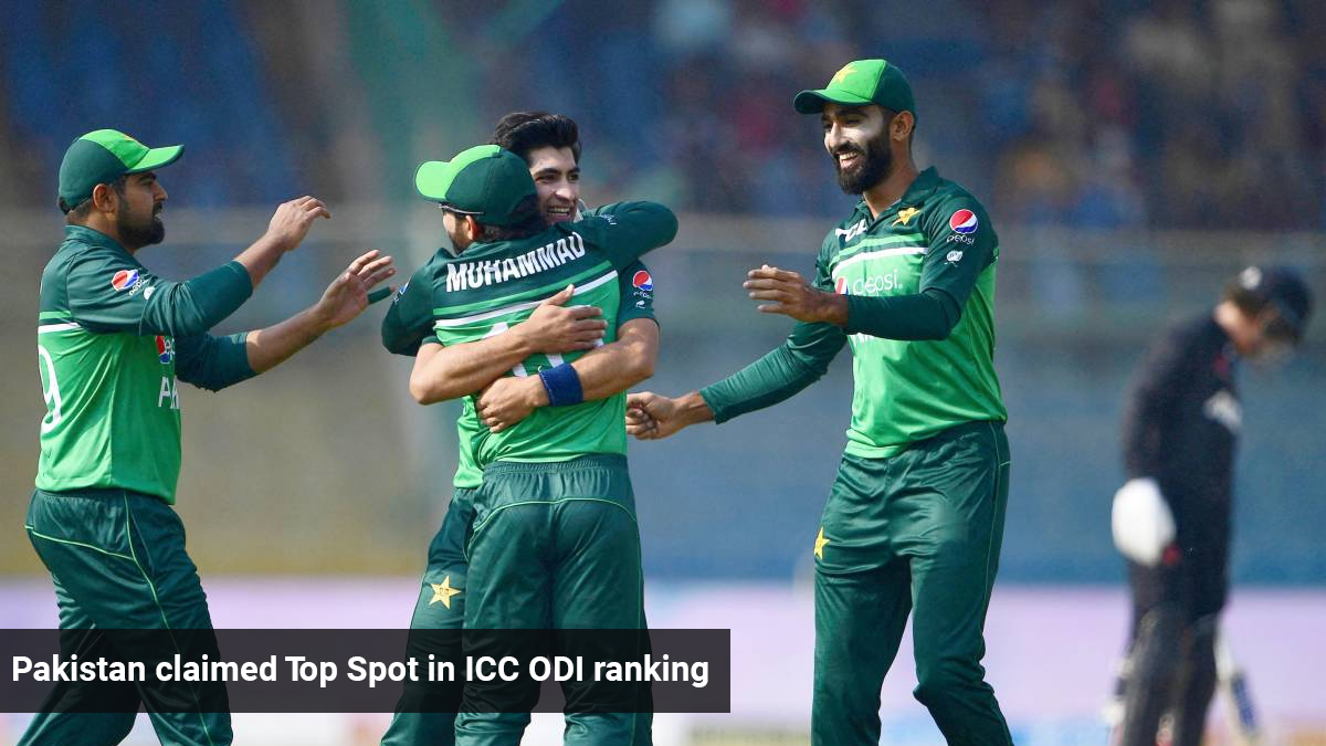 Pakistan Claimed Top Spot In Icc Odi Ranking 7006