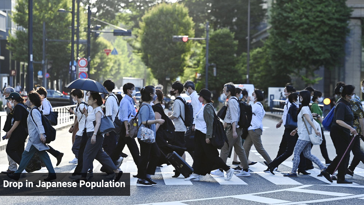 Drop in Japanese Population