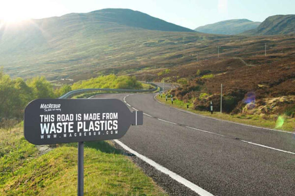 First recycled plastic road in Karachi