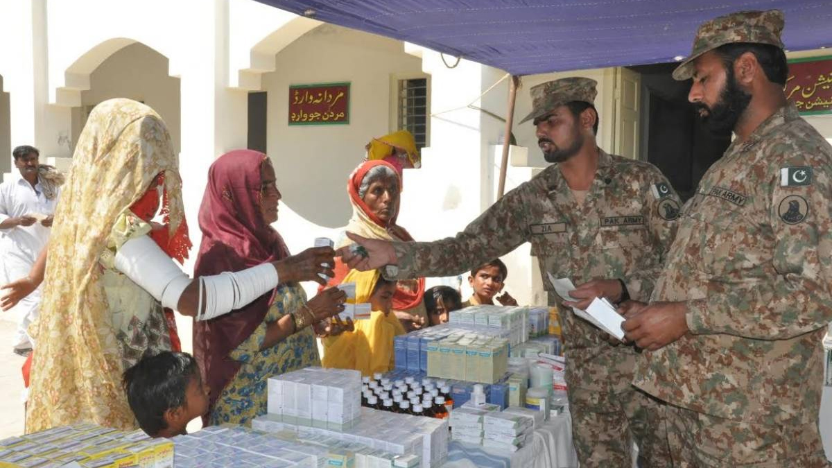 Pakistan Army’s Free Medical Camp and Ration Giveaway