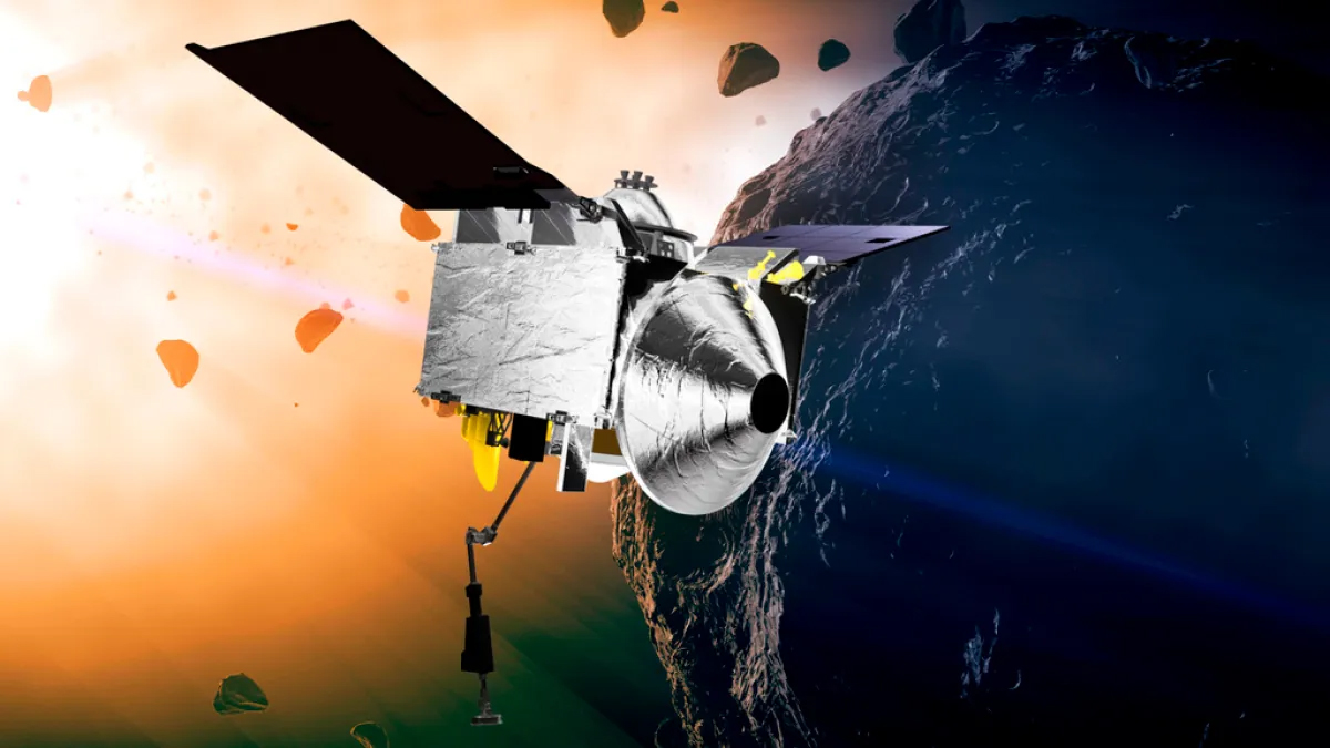exciting news about a space mission bringing asteroid pieces to earth