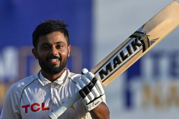 saud shakeel shines with sensational batting display in icc world cup 2023 clash against new zealand