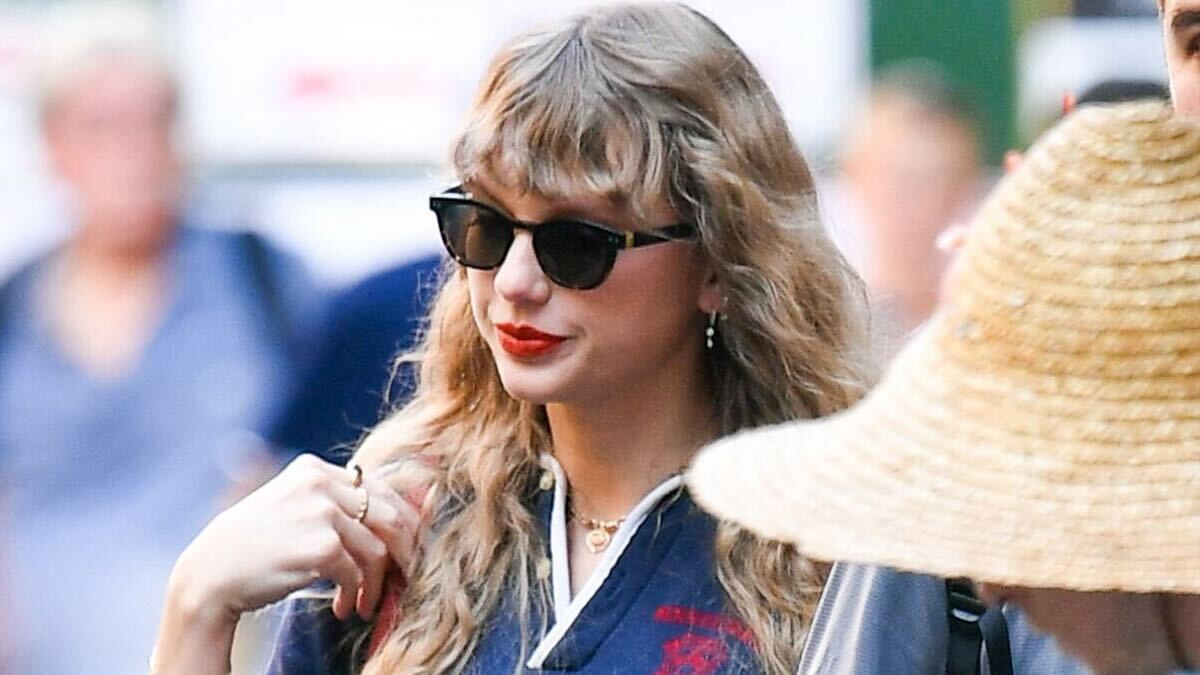 Taylor Swift Rocks Blue Look While Out in NYC