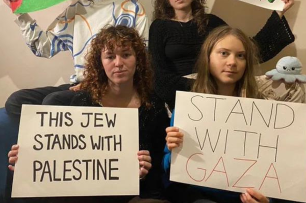 greta thunberg's call for peace standing with gaza against israeli atrocities