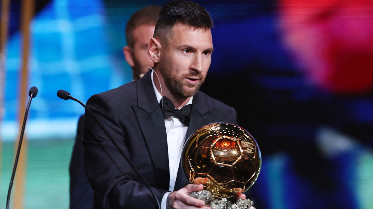 record breaking messi claims eighth ballon d'or for best player in the world