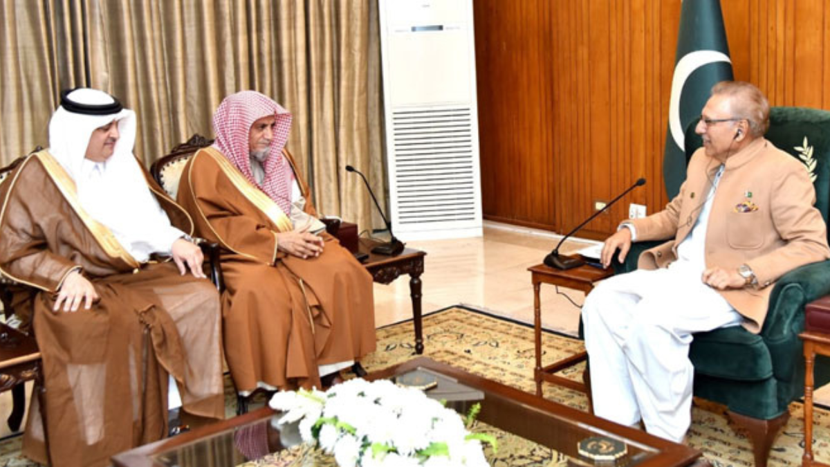 Imam-e-Kaaba and President Alvi Discuss Palestinian Issue and Strengthening Bilateral Ties
