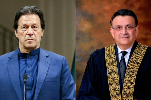 chief justice isa responds firmly to imran khan's concerns for a fair election playing field