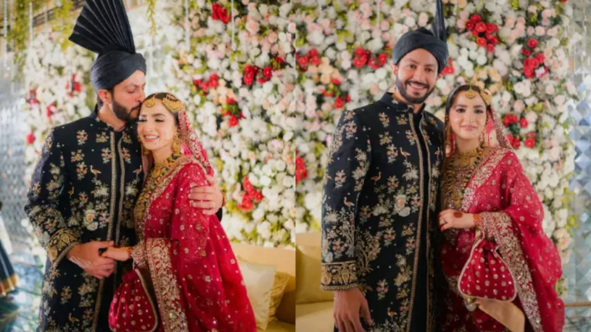 pakistani actor, arsalan faisal tied the knot with dr nisha talat in a star studded wedding ceremony