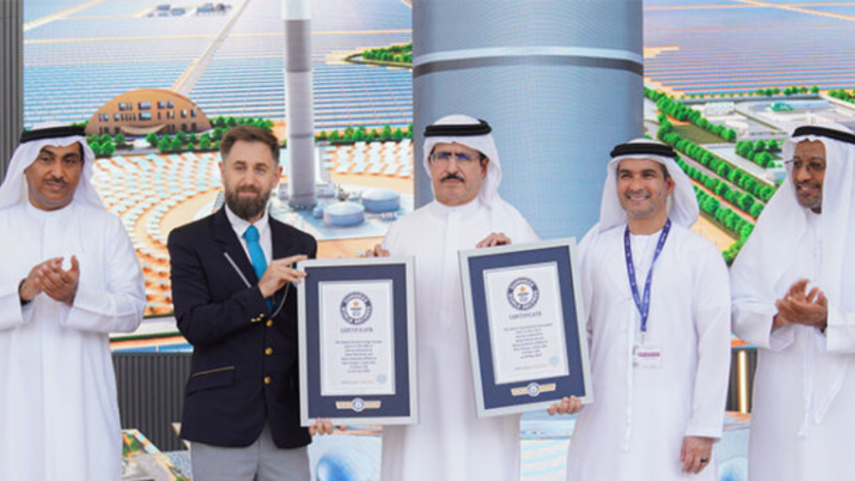 Two new records have been achieved by the Mohammed bin Rashid Al Maktoum Solar Park.