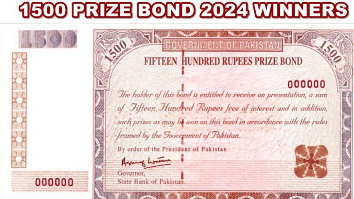 1500 Prize Bond Winners Revealed by State Bank of Pakistan