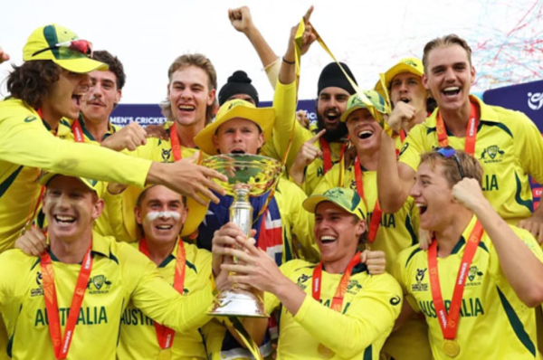 australia clinches u19 world cup 2024 with dominant win over india