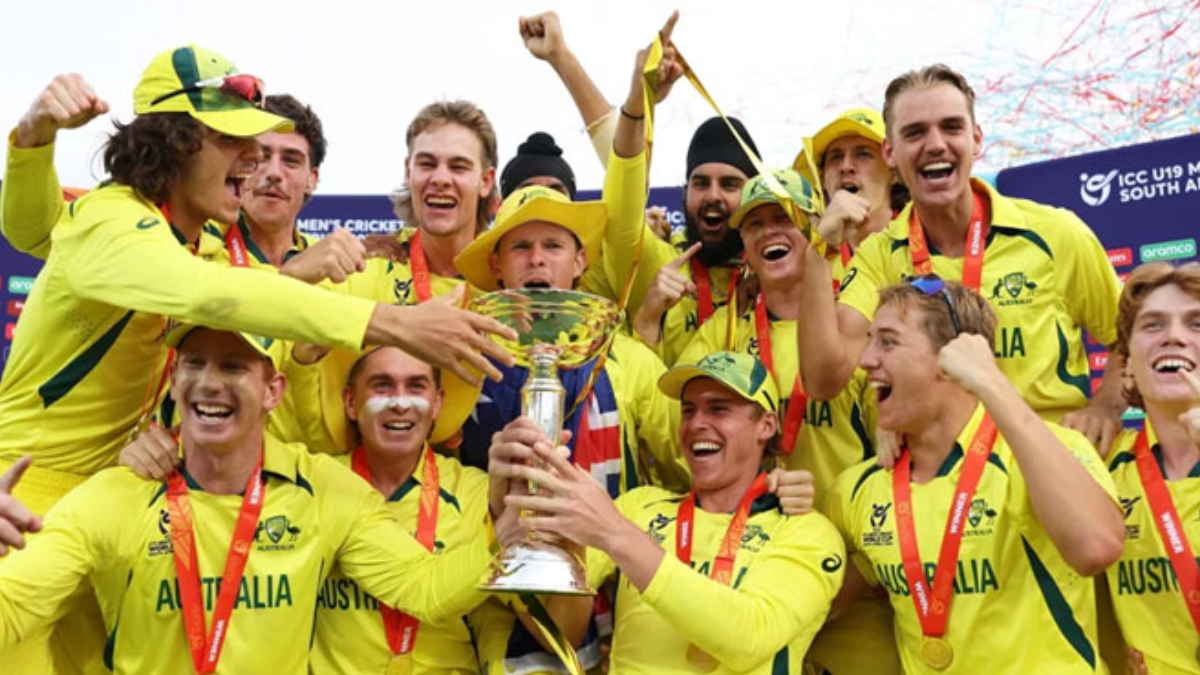 australia clinches u19 world cup 2024 with dominant win over india